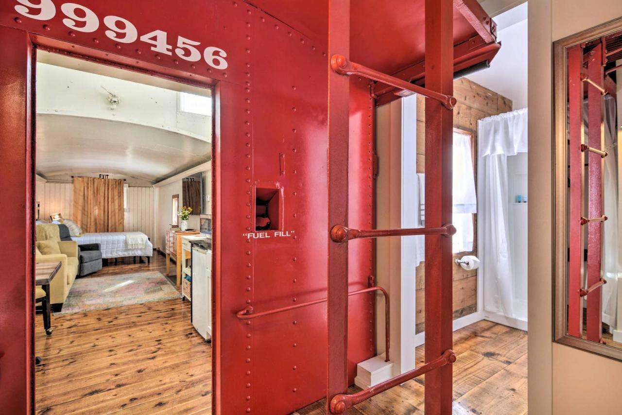 Unique Joplin Gem Converted Train Car Studio מראה חיצוני תמונה
